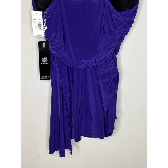 Magicsuit Celine Deep V-Neck One-Piece Swimdress Passion Women's Size 16 NWT - Picture 13 of 13